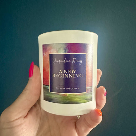 ‘A New Beginning’ luxury soy candle