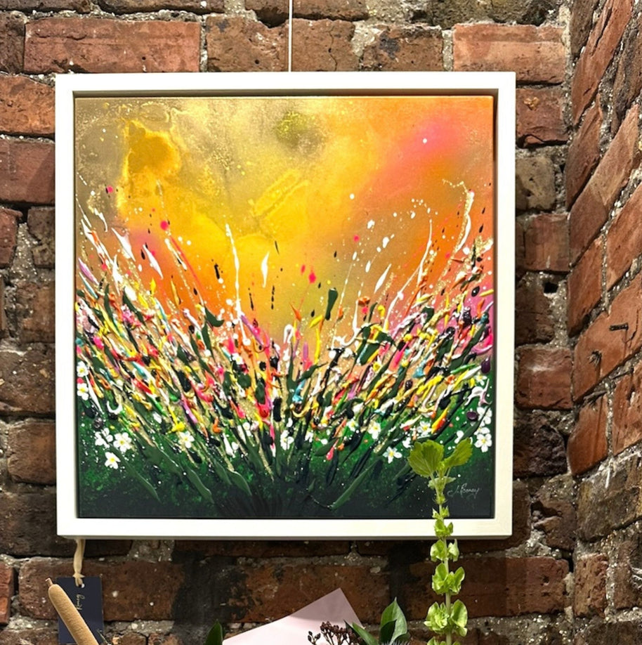 Amber Blooms -The Original Painting