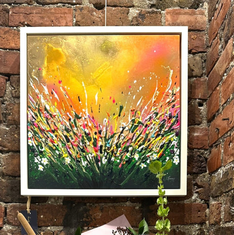 Amber Blooms -The Original Painting