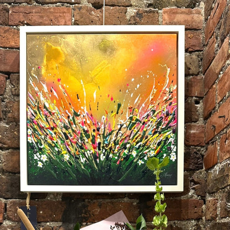 Amber Blooms -The Original Painting