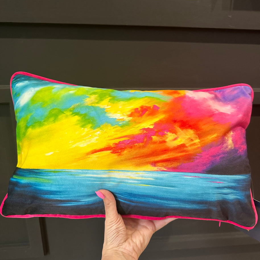 ‘Courage’ Luxury velvet cushion