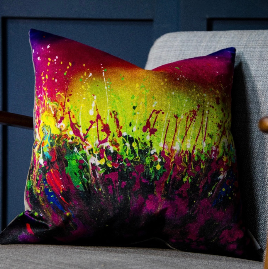 "Vibrance" Luxury Velvet Cushion