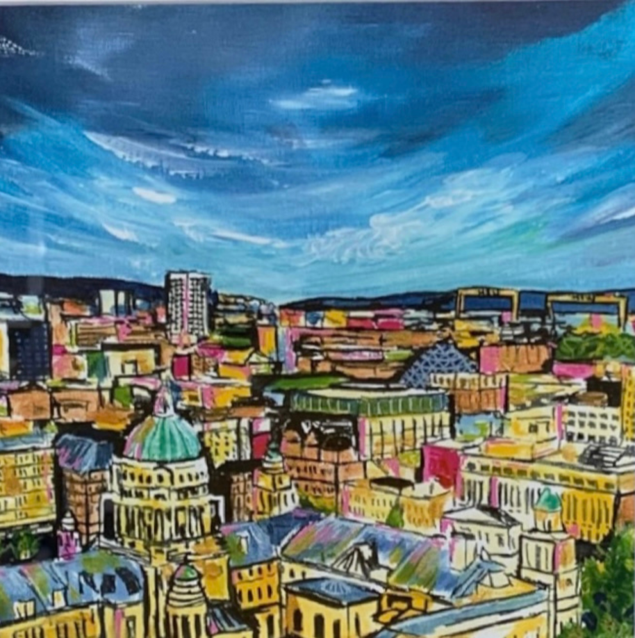 Birds Eye View Of Belfast