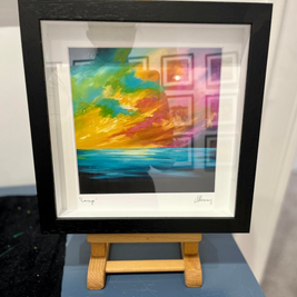 “Courage” mini framed print