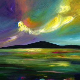 ‘Mourne Glow’ Mini Framed Print.