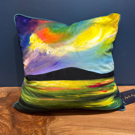 “Mourne Glow” Luxury Velvet cushion