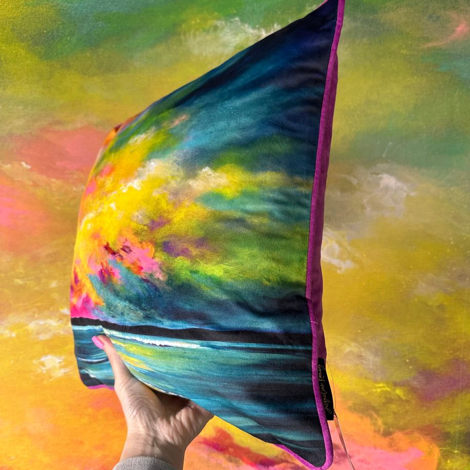 ‘Resilience’ luxury velvet cushion