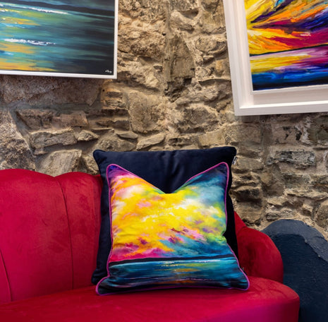 ‘Resilience’ luxury velvet cushion