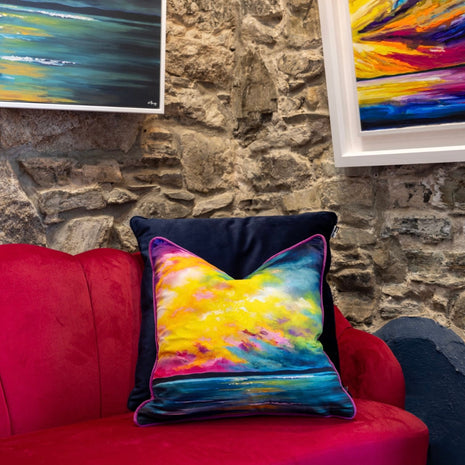 ‘Resilience’ luxury velvet cushion