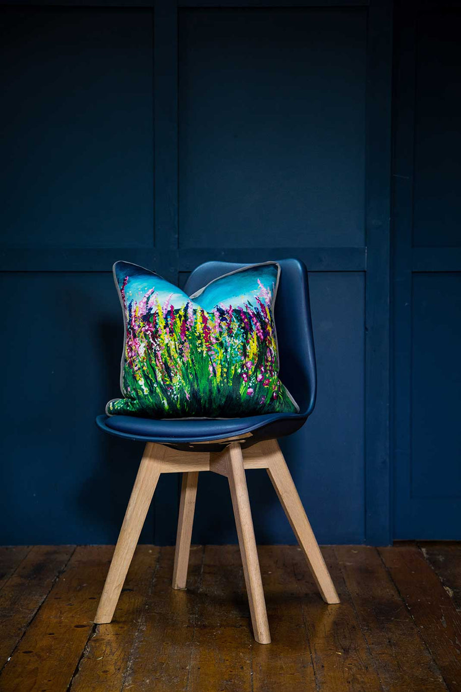 "Spring Symphony" Luxury Velvet Cushion