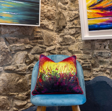 "Vibrance" Luxury Velvet Cushion