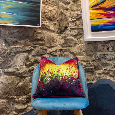 "Vibrance" Luxury Velvet Cushion