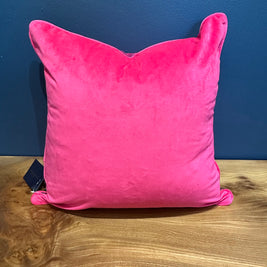 ‘Wildflower Joy’ luxury velvet cushion